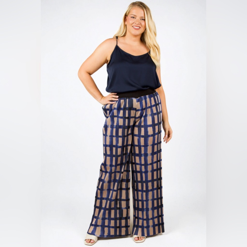 Bitte Kai Rand WATER COLOR CHECK TROUSERS